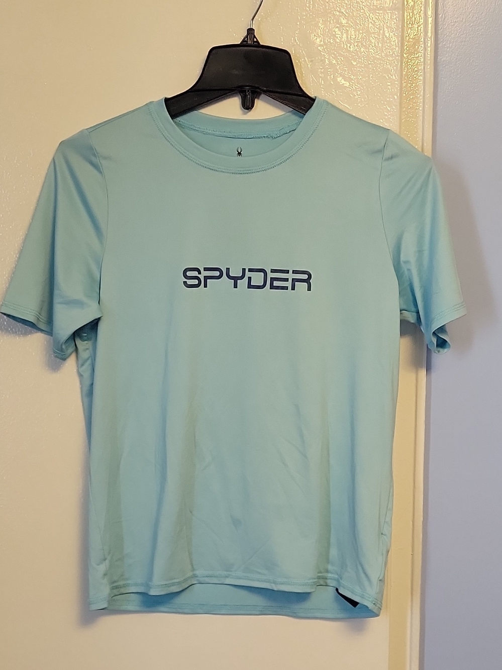 Spyder Light Aqua Short-Sleeve Performance Tee